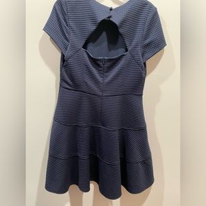 Textured Eliza J dress with button back